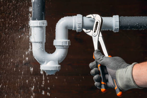 Professional Leak Detection technician working in Young America, IN